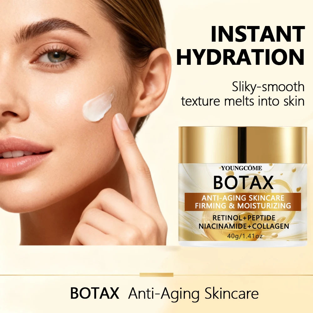 Crema Antiedad BOTAX con Retinol, Péptidos, Niacinamida y Colágeno – Reafirmante e Hidratante