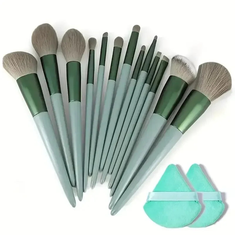 Professionelles Make-up-Pinselset, weich und dicht für Grundierung, Puder, Augen und zum Verblenden