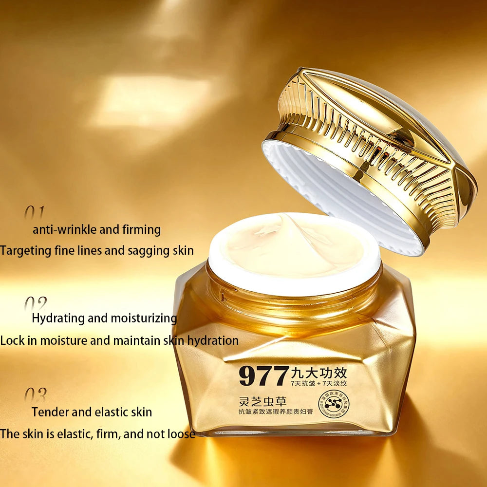 Crema Facial Reafirmante con Ganoderma y Cordyceps OSUFI – Hidratante y Correctora del Tono