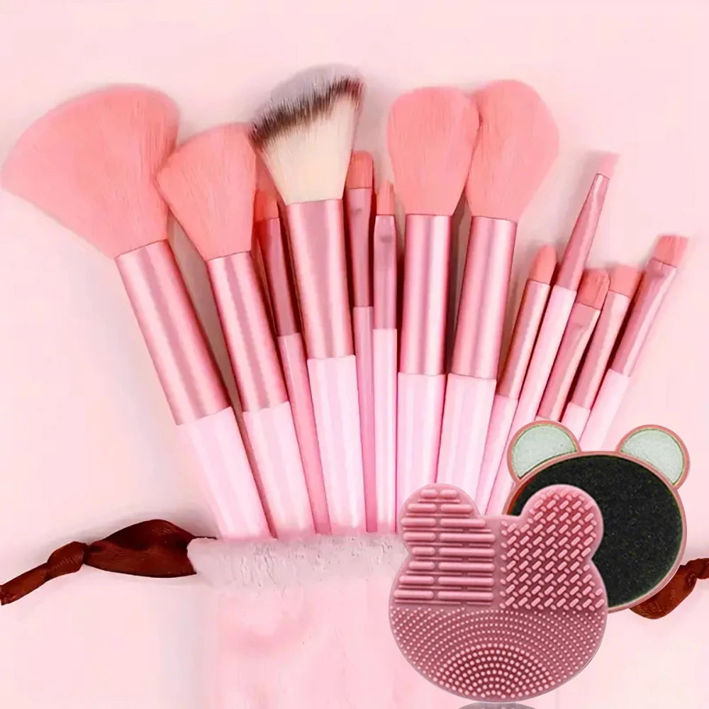 Kit de Maquillaje y Belleza de 33 Piezas (Set Completo con Esponjas Grandes y Pequeñas para una Aplicación Impecable)