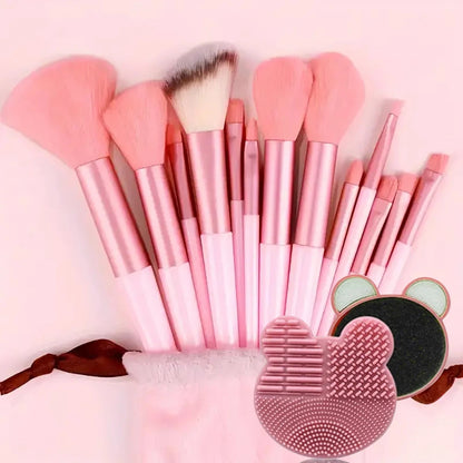 Kit de Maquillaje y Belleza de 33 Piezas (Set Completo con Esponjas Grandes y Pequeñas para una Aplicación Impecable)