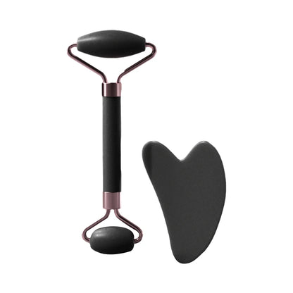 Gesichtsroller und Gua-Sha-Stein aus Harz für Gesichts-, Hals- und Augenpartiemassage
