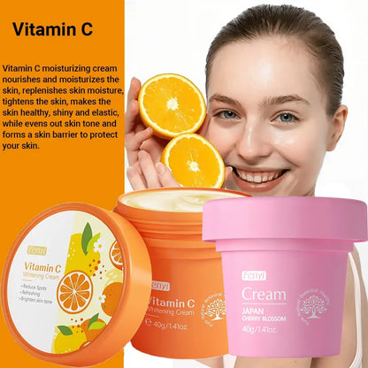 Crema Aclarante de Vitamina C LAIKOU – Iluminadora, Reparadora y Antiedad