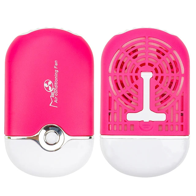 Mini Ventilador USB Portátil para Secado de Pestañas y Esmalte de Uñas