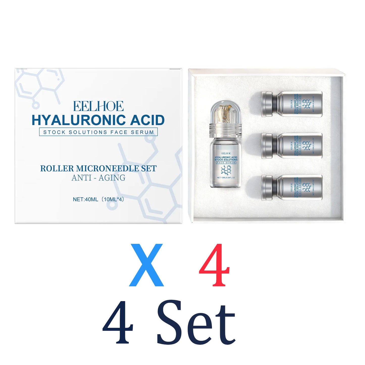 Set Sérum con Microagujas y Niacinamida 40ml – Hidratante y Reparador de Barrera Cutánea