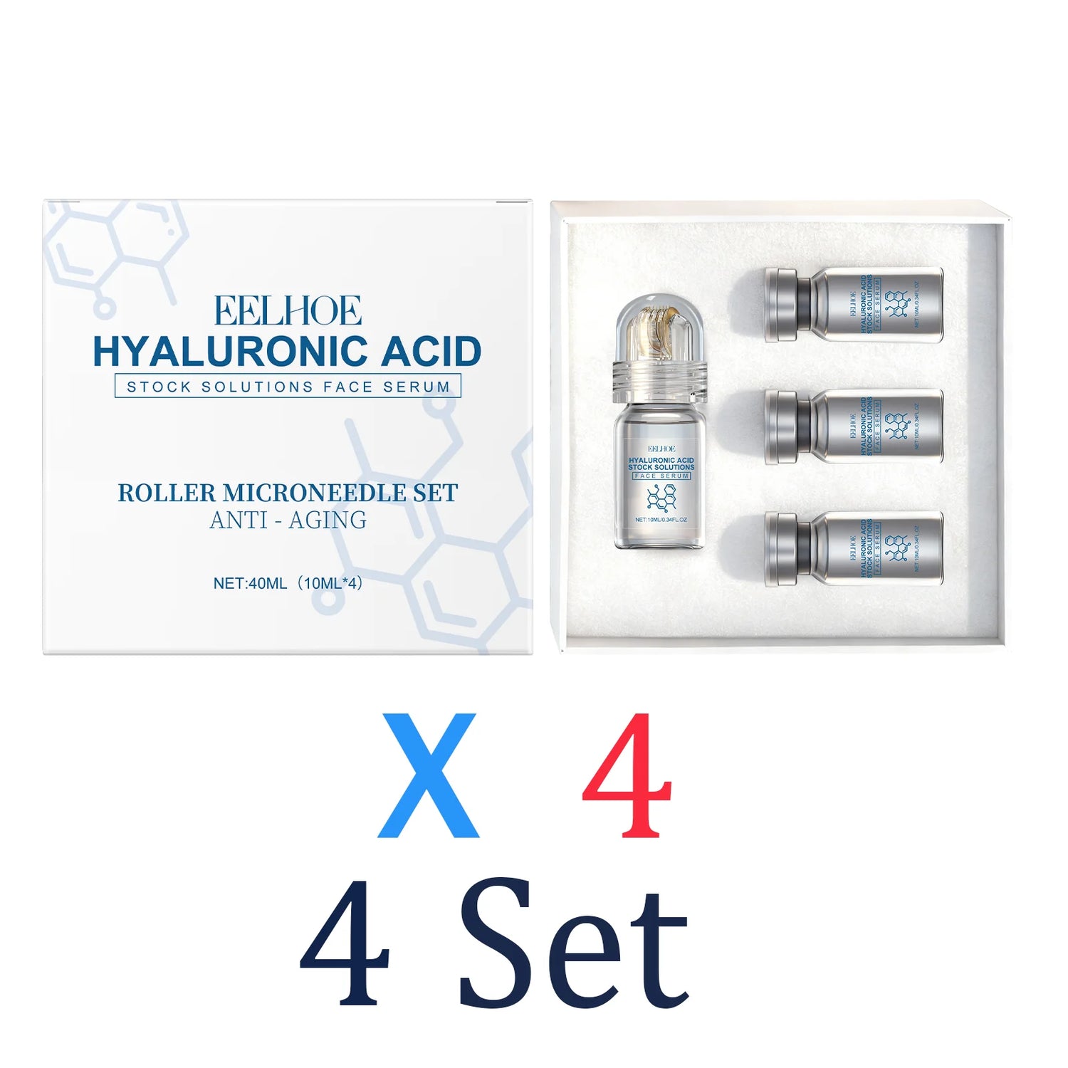 Set Sérum con Microagujas y Niacinamida 40ml – Hidratante y Reparador de Barrera Cutánea