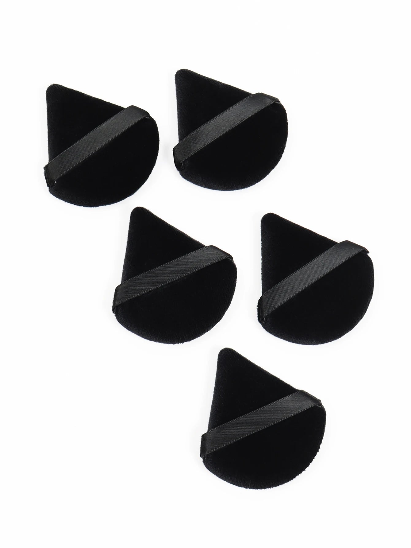 Soft Velvet Triangular Makeup Sponges for Powder and Facial Application (Lot)