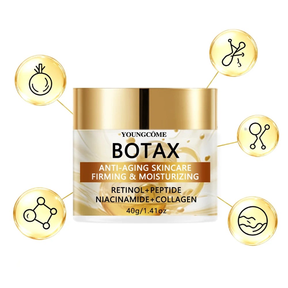 Crema Antiedad BOTAX con Retinol, Péptidos, Niacinamida y Colágeno – Reafirmante e Hidratante