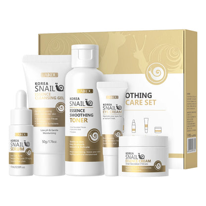 Set de Skincare Revitalizante de Baba de Caracol – 5 Piezas Antiedad