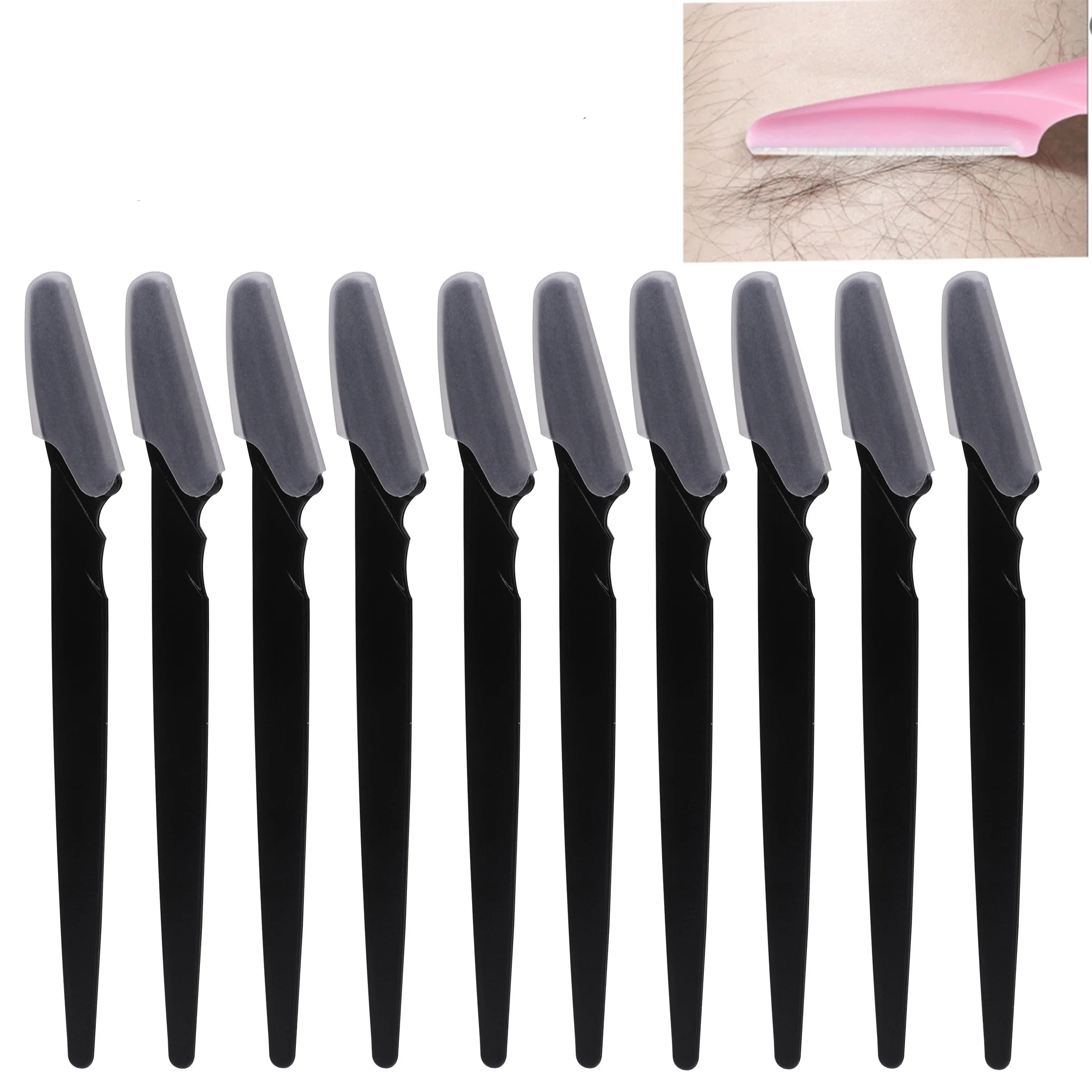 Set de Cuchillas Perfiladoras Faciales y de Cejas (Cortador de Vello Facial y Corporal de Alta Precisión en Acero Inoxidable)