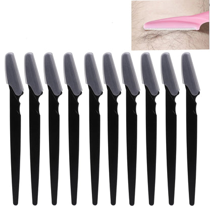 Set de Cuchillas Perfiladoras Faciales y de Cejas (Cortador de Vello Facial y Corporal de Alta Precisión en Acero Inoxidable)