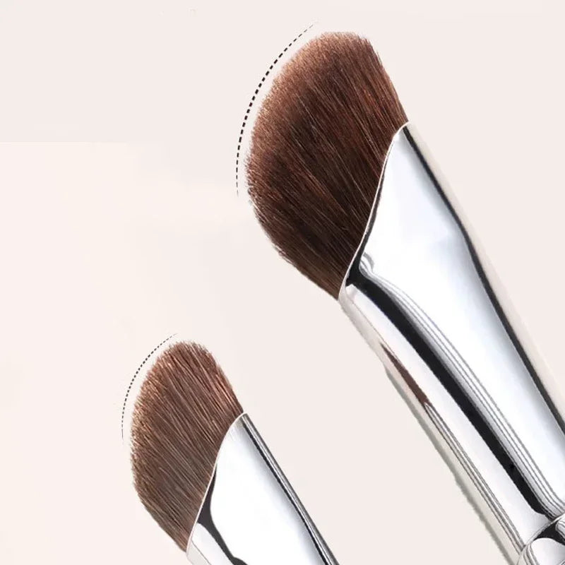 Brocha de Maquillaje Profesional para Contorno de Nariz y Difuminado de Alta Precisión