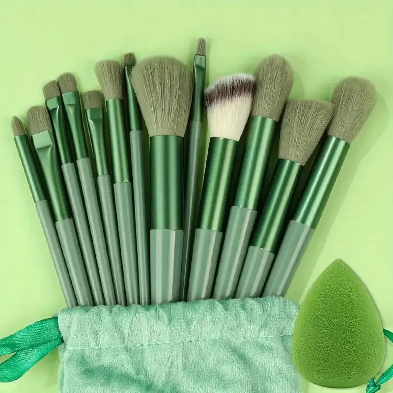 Professionelles Make-up-Pinselset, weich und dicht für Grundierung, Puder, Augen und zum Verblenden