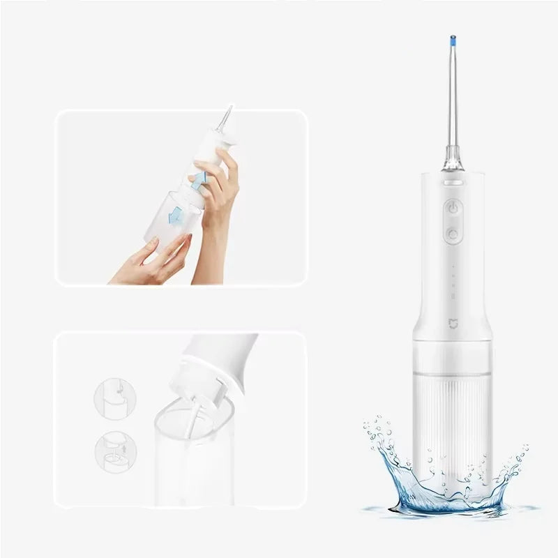 Irrigador Bucal Eléctrico Portátil con 3 Modos y 200 ml