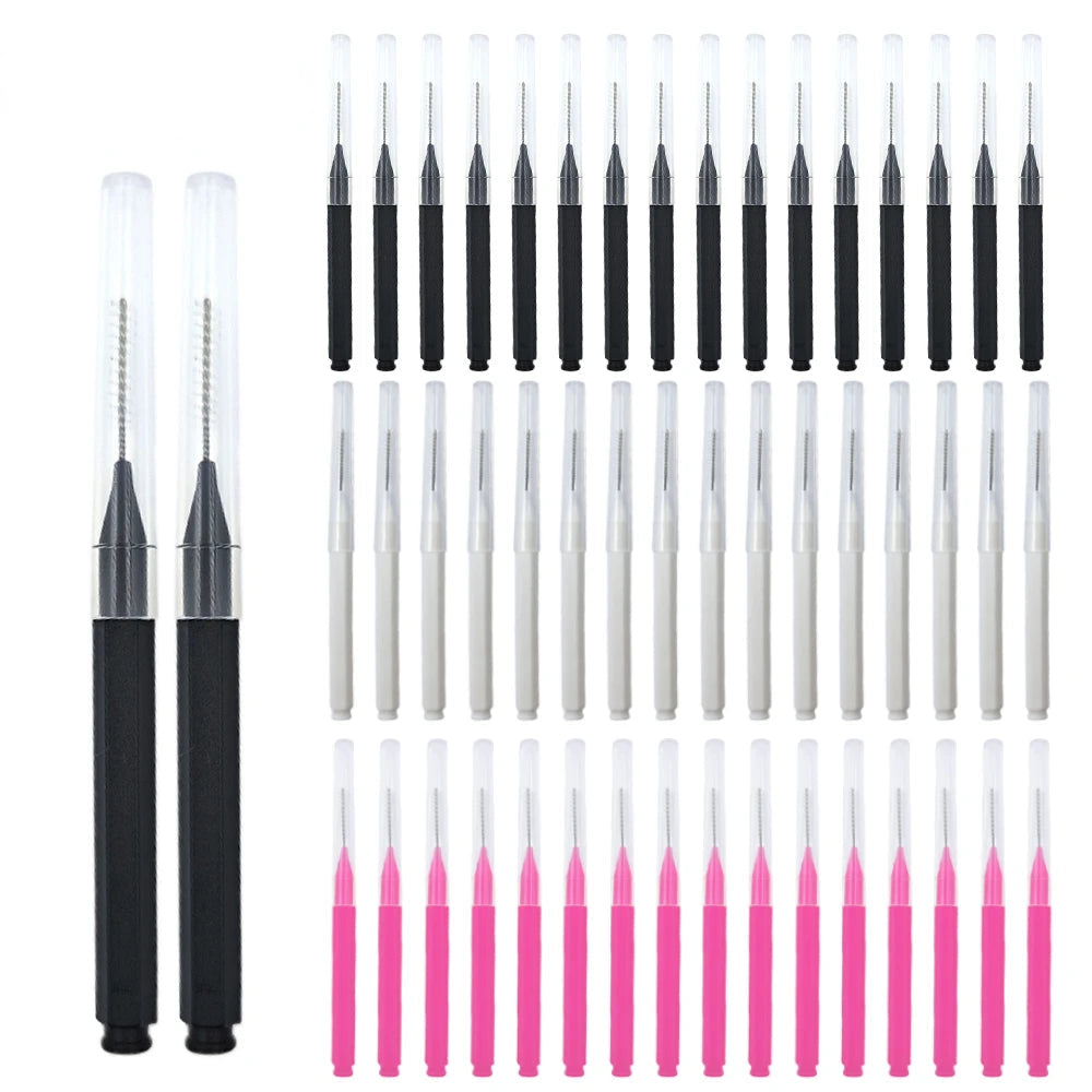 Mini Cepillos Desechables para Cejas y Lifting de Pestañas (Pack de 5 / 10 / 50 Unidades)