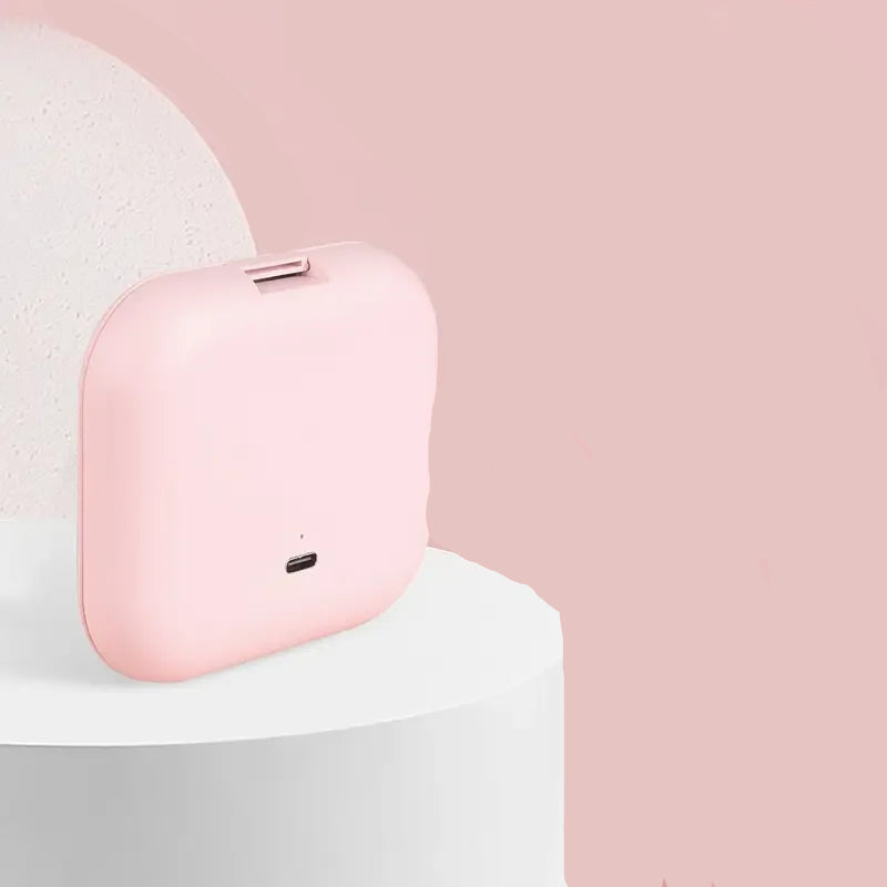 Espejo de Bolsillo Compacto con Luz LED (Plegable, Doble Cara con Ampliación 1X/2X)