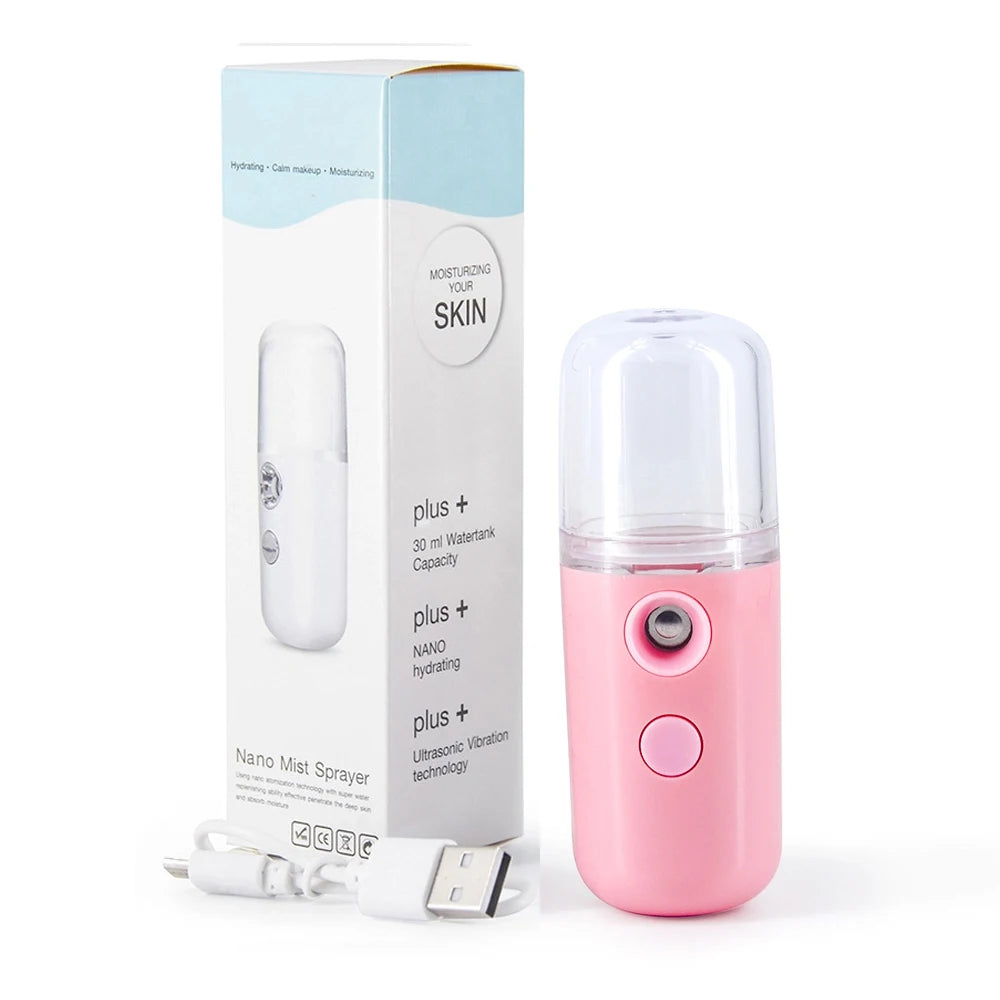 Nebulizador facial nano portátil recargable por USB