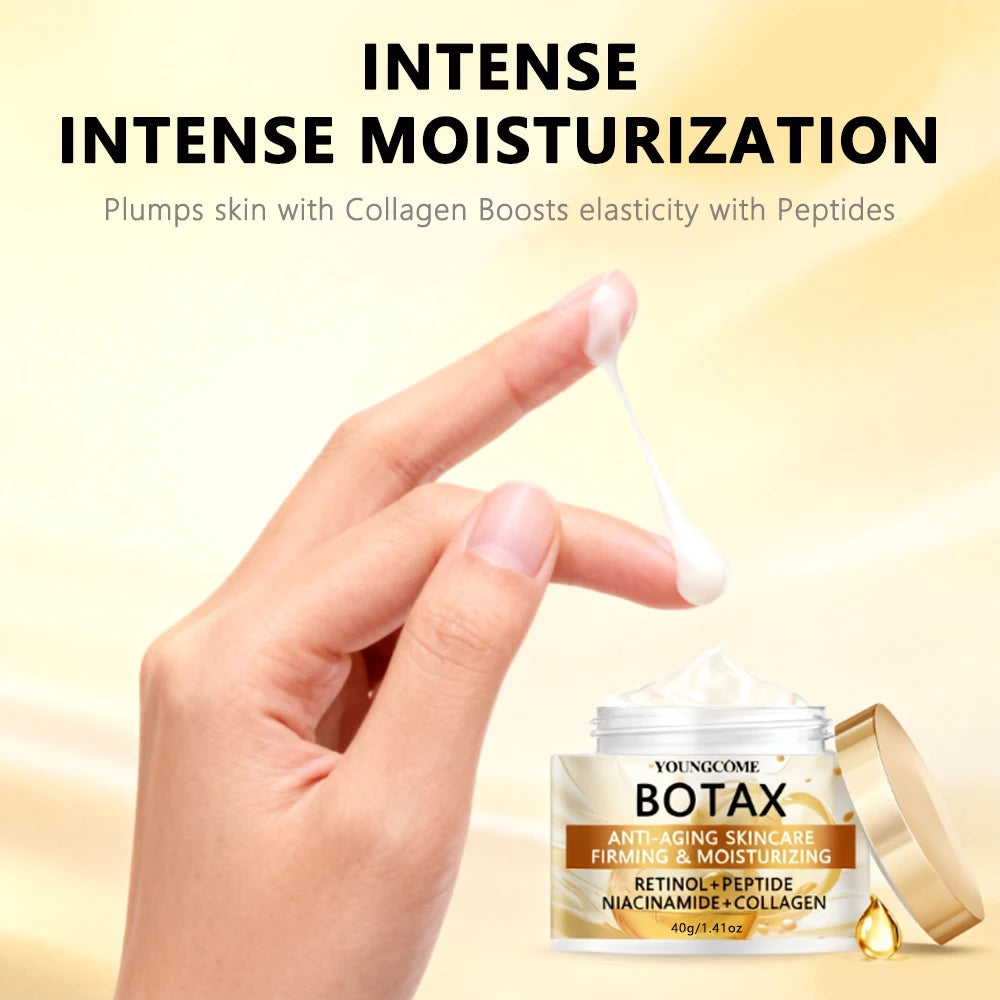 Crema Antiedad BOTAX con Retinol, Péptidos, Niacinamida y Colágeno – Reafirmante e Hidratante