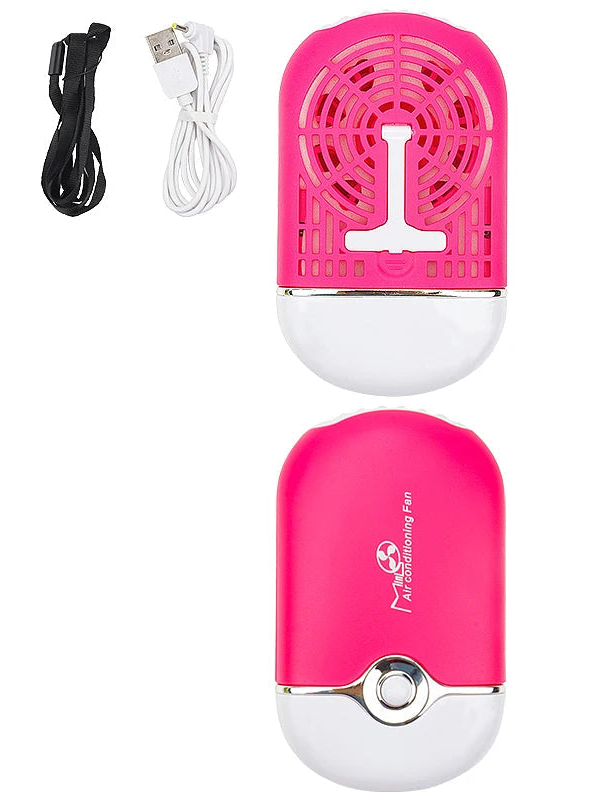Mini Ventilador USB Portátil para Secado de Pestañas y Esmalte de Uñas