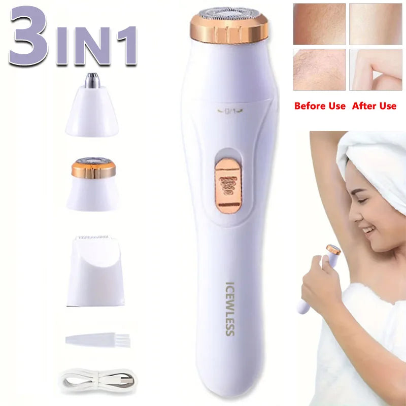 Depiladora Corporal 3 en 1