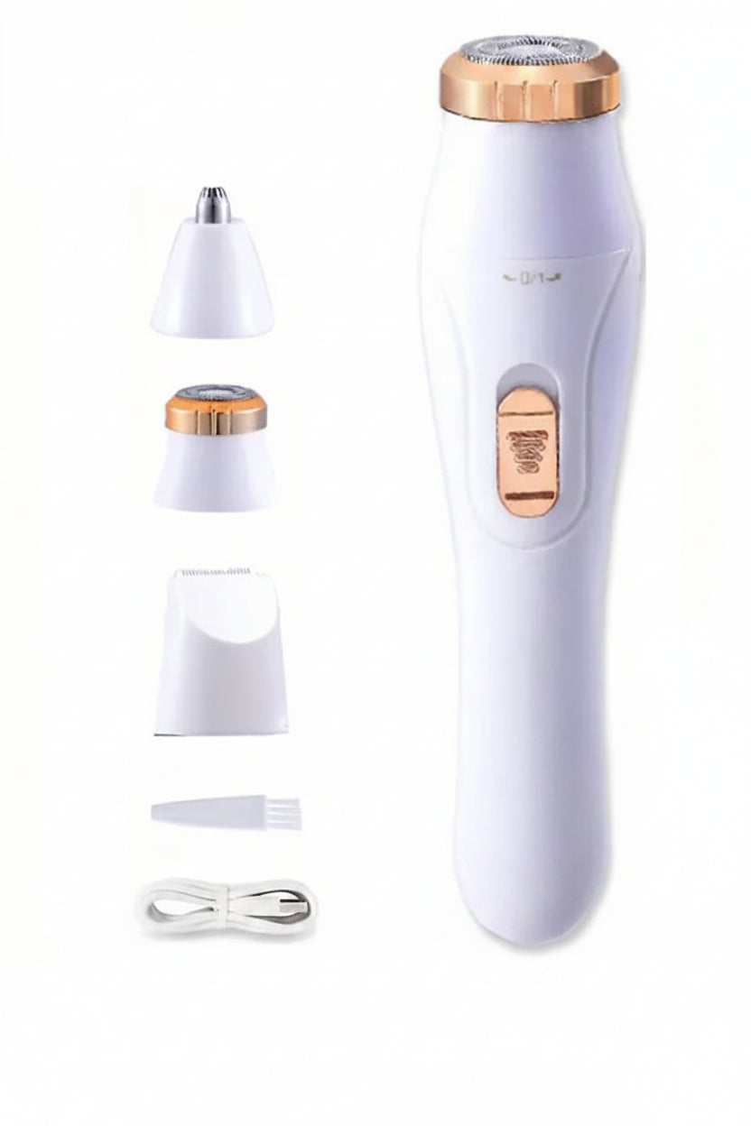 Kabelloser Elektrischer Trimmer für Damen, Wasserdichter Körperrasierer zur Schmerzfreien Haarentfernung