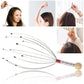 Masajeador de cabeza tipo pulpo de acero inoxidable