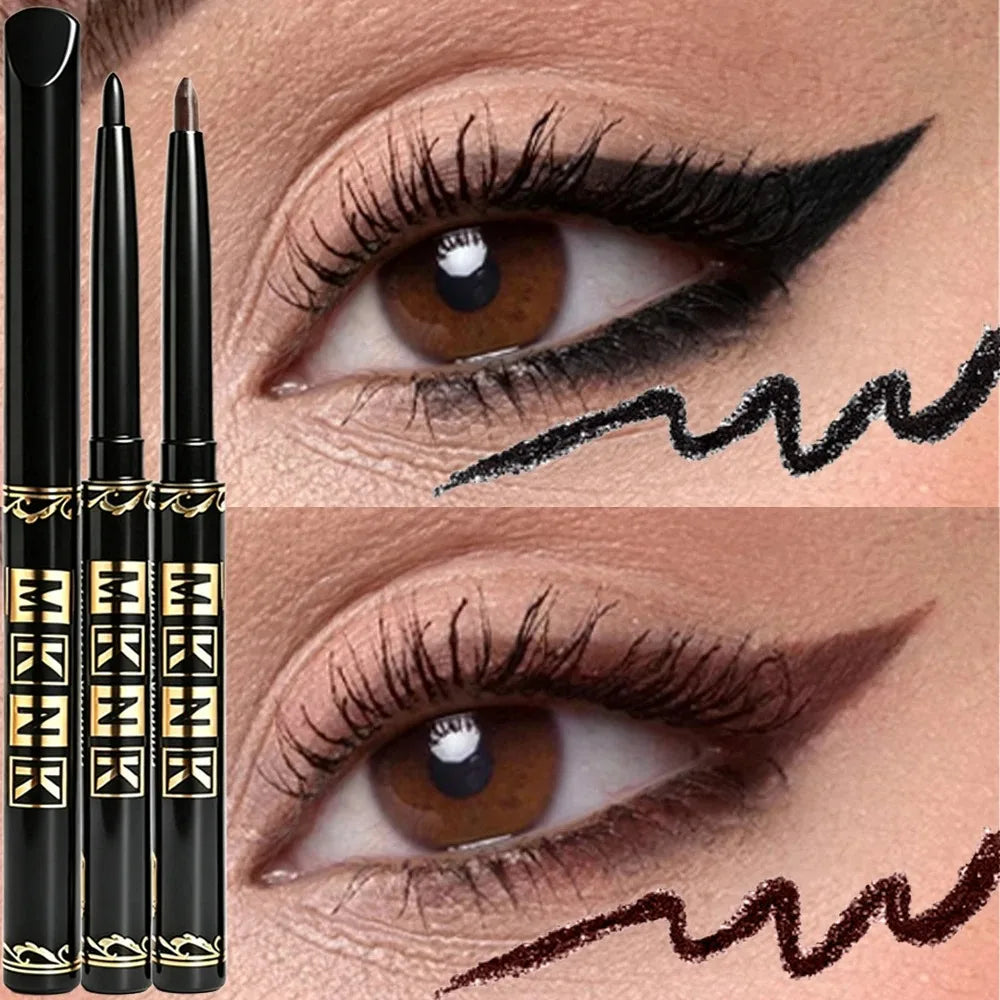 Set de 3 Delineadores de Gel Retráctiles – Alta Pigmentación, Mate y Waterproof de Larga Duración
