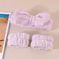 Set spa de diadema y muñequeras de microfibra