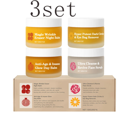 Kit de Skincare Día y Noche – Hidratación, Barrera Cutánea y Cuidado Completo de Rostro y Ojos