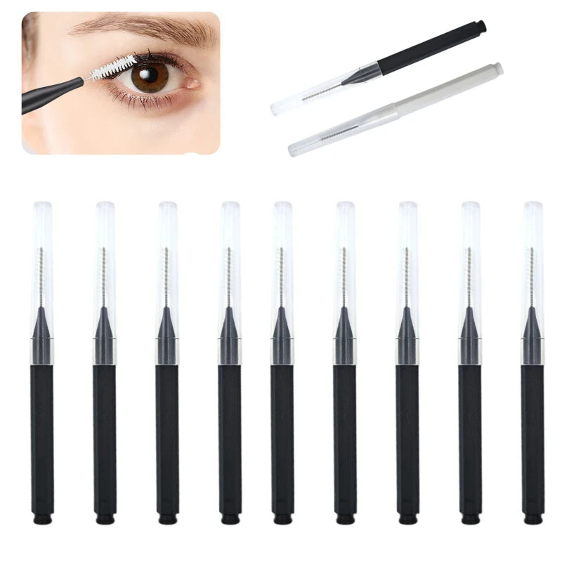 Mini Cepillos Desechables para Cejas y Lifting de Pestañas (Pack de 5 / 10 / 50 Unidades)