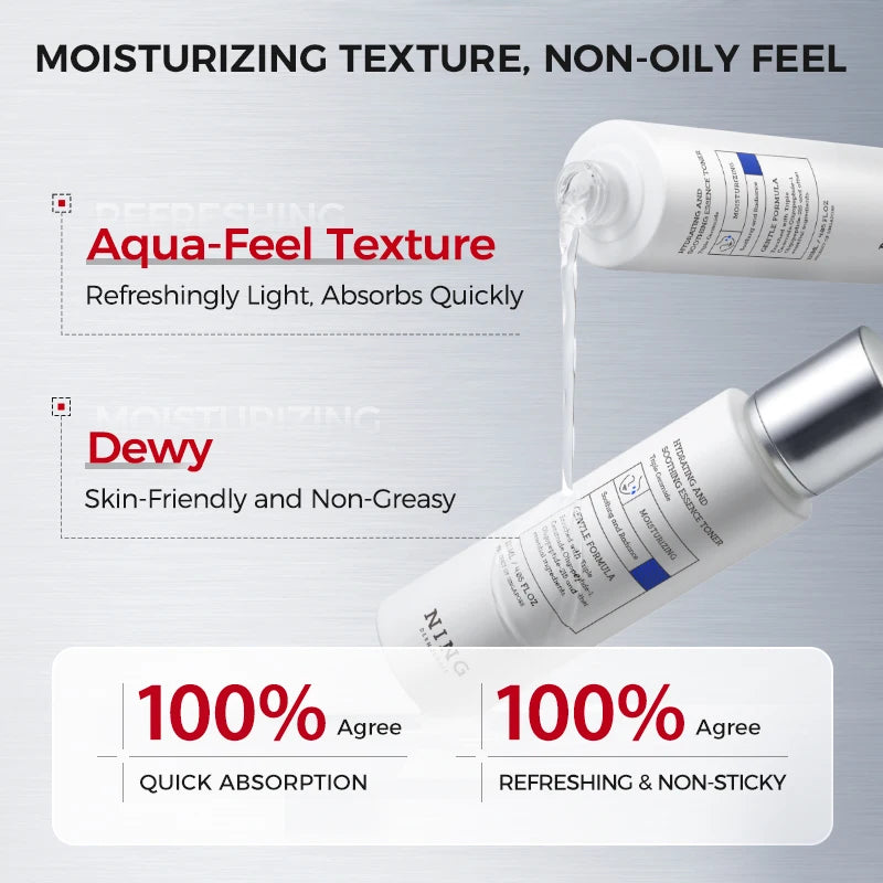 Set de Skincare Coreano Tónico + Loción + Crema – Ácido Hialurónico 8D y Cerámidas para Hidratación y Barrera Cutánea