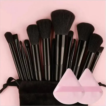 Professionelles Make-up-Pinselset, weich und dicht für Grundierung, Puder, Augen und zum Verblenden