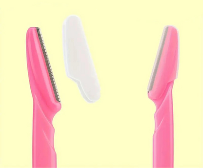 Set de Cuchillas Perfiladoras Faciales y de Cejas (Cortador de Vello Facial y Corporal de Alta Precisión en Acero Inoxidable)