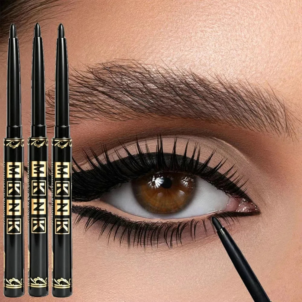 Set de 3 Delineadores de Gel Retráctiles – Alta Pigmentación, Mate y Waterproof de Larga Duración