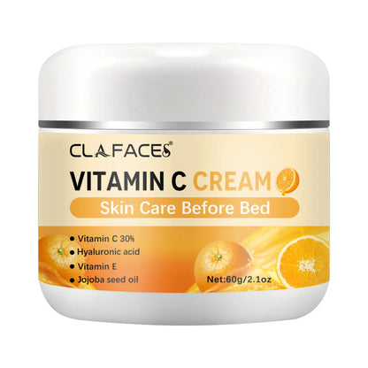 Crema Facial Retinol y Vitamina C – Antiarrugas, Hidratante y Aclarante con Ácido Hialurónico
