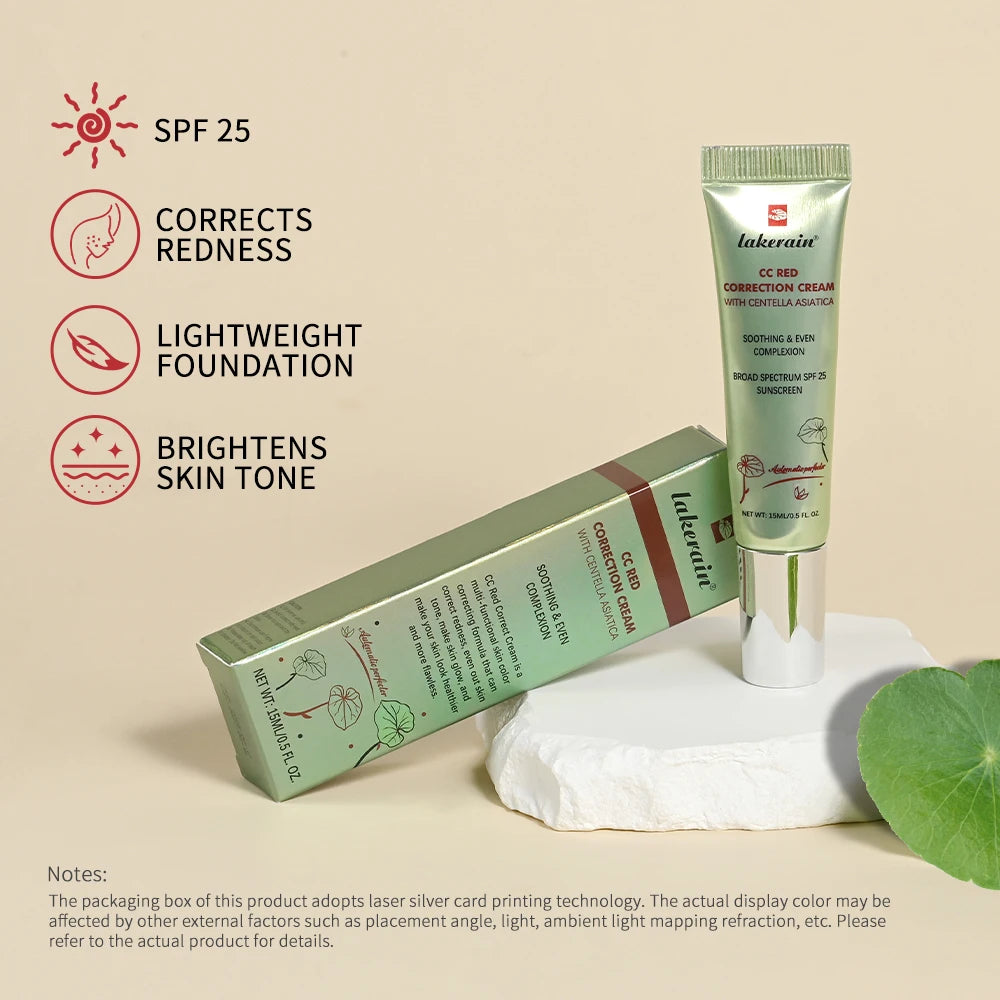 CC Cream con Cambio de Color y 3 Brochas Gratis – Base Líquida de Larga Duración 15ml