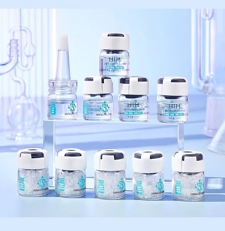 Set de Skincare Antiedad con Triple Péptido – Reafirmante, Lifting e Hidratante para Todo Tipo de Piel