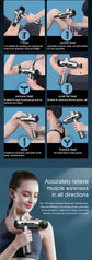 Pistola de masaje muscular de hasta 99 velocidades
