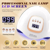 Lámpara de uñas de 81 LED con sensor automático