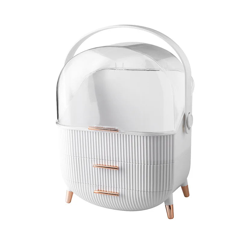 Organizador de Maquillaje con Cajones – Gran Capacidad, Impermeable y Antipolvo