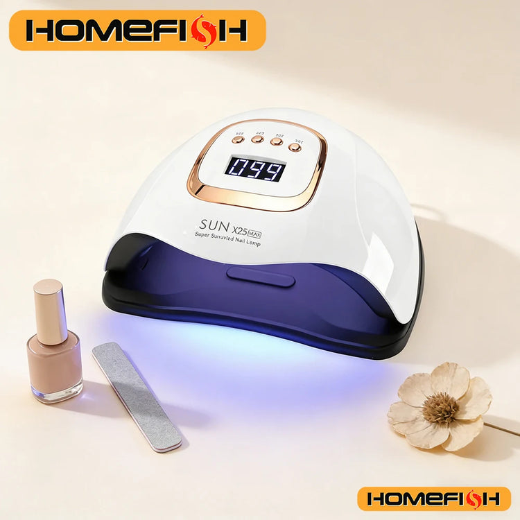 Lámpara de uñas de 81 LED con sensor automático