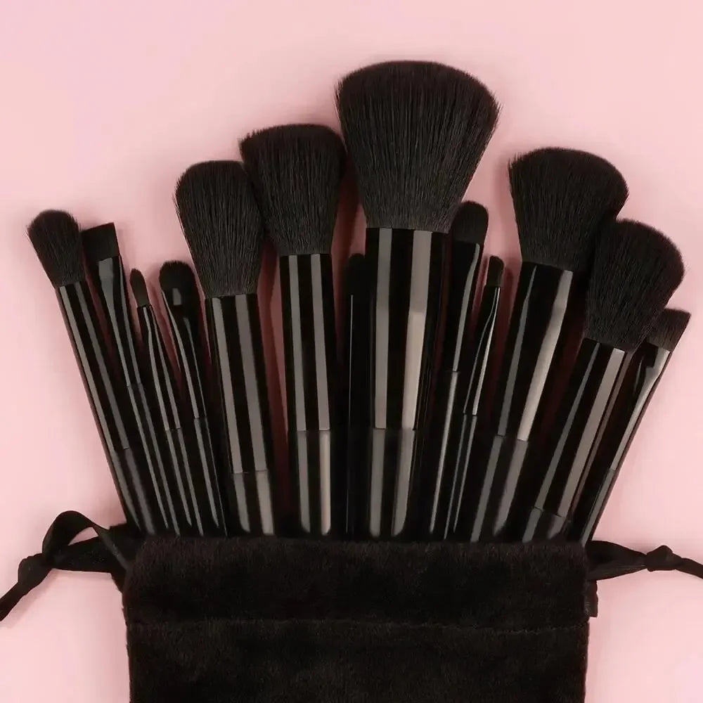 Professionelles Make-up-Pinselset, weich und dicht für Grundierung, Puder, Augen und zum Verblenden