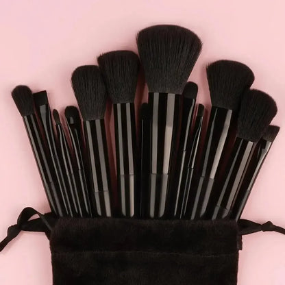 Professionelles Make-up-Pinselset, weich und dicht für Grundierung, Puder, Augen und zum Verblenden