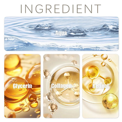 Crema Facial de Colágeno 50g con Retinol y Ácido Hialurónico – Antiedad Día y Noche