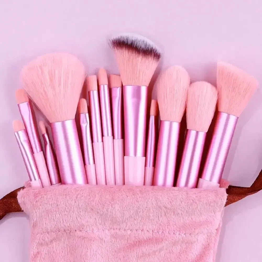 Professionelles Make-up-Pinselset, weich und dicht für Grundierung, Puder, Augen und zum Verblenden