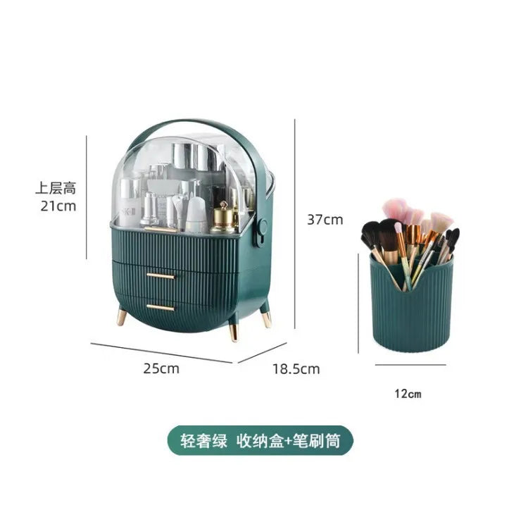 Organizador de Maquillaje con Cajones – Gran Capacidad, Impermeable y Antipolvo