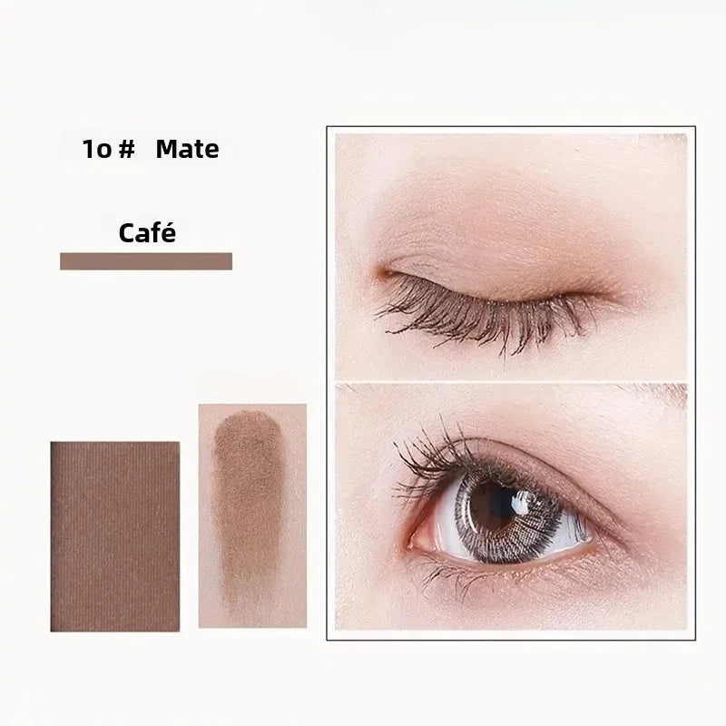 Paleta de Sombras de Ojos Profesional de 12 Colores, Tonos Neutros Mate y Brillo Natural para Maquillaje de Ojos