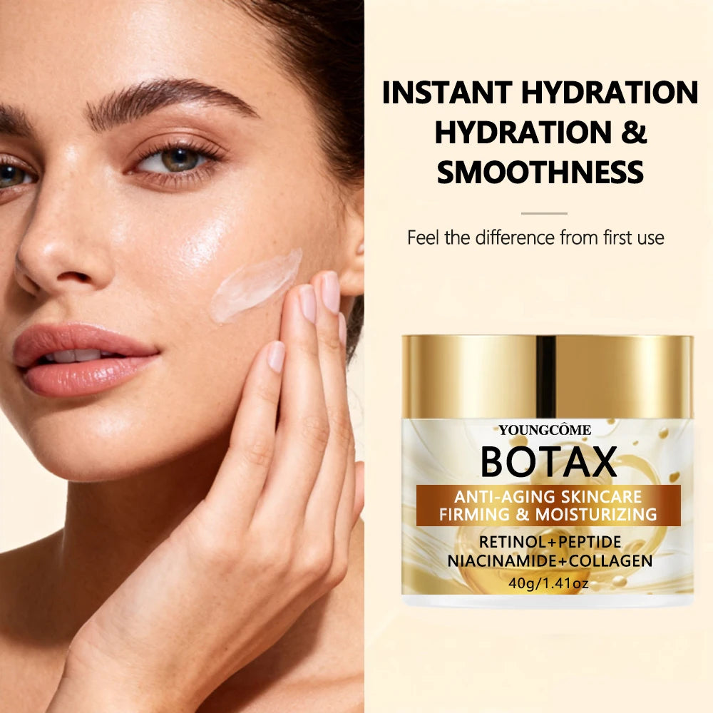 Crema Antiedad BOTAX con Retinol, Péptidos, Niacinamida y Colágeno – Reafirmante e Hidratante