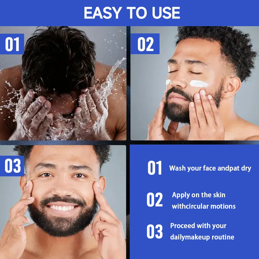 Crema Facial de Colágeno y Retinol para Hombre YOUNGCOME – Antiedad, Aclarante e Hidratante