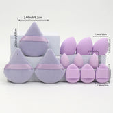 Set de 12 esponjas y borlas de maquillaje